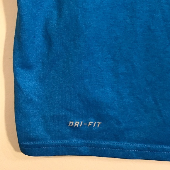 Nike DriFit Legend Blue Short Sleeve T-shirt - Picture 4 of 5